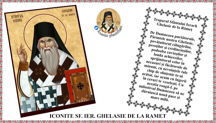 Icoana Sfantul Ierarh Ghelasie de la Ramet [1]
