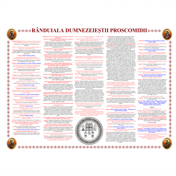 Plansa randuiala Proscomidiei [1]