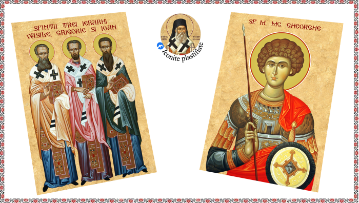 Set Icoane cu Sfintii cu Cruce rosie [2]