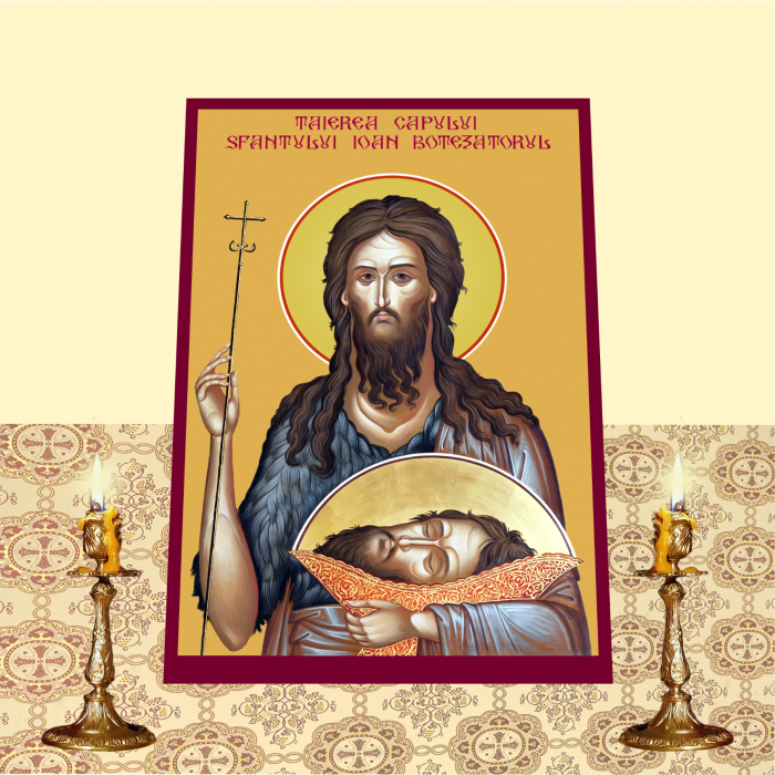 Set Icoane cu Sfintii cu Cruce rosie printate pe MDF cu imprimanta UV [12]