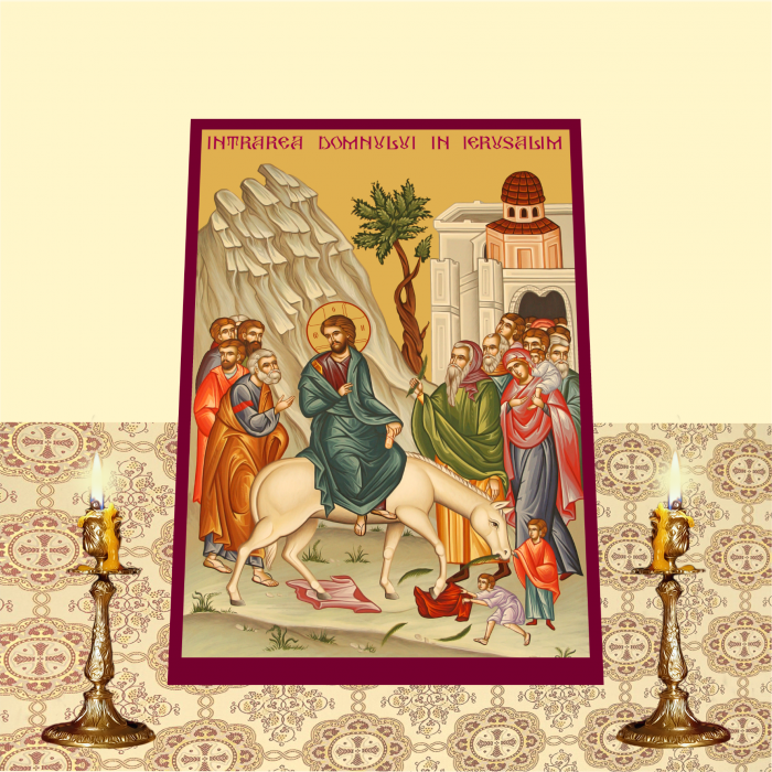 Set Icoane cu Sfintii cu Cruce rosie printate pe MDF cu imprimanta UV [5]