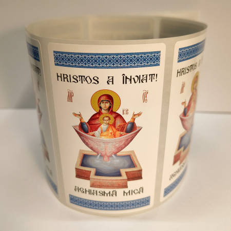 Invierea Domnului - Etichete Aghiasma Izvorul Tamaduirii
