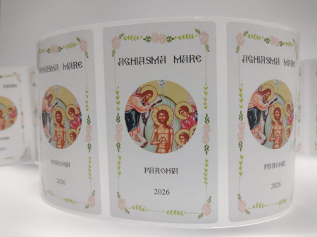 Nasterea si Botezul Domnului - Etichete Aghiasma mare