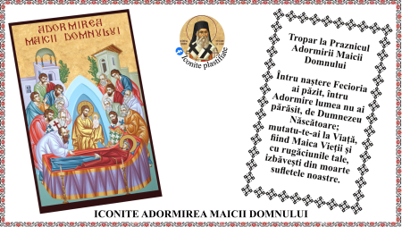 8. August - Icoana Adormirea Maicii Domnului