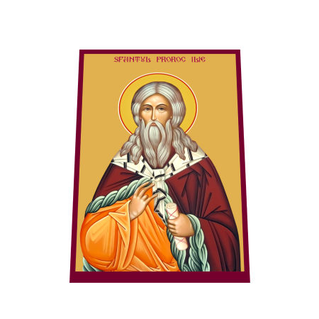 Print UV pe MDF - Icoana Sfantul Proroc Ilie printata pe MDF cu UV la dimensiunea A4