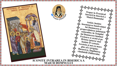Praznice Imparatesti - Icoana Intrarea in Biserica a Maicii Domnului