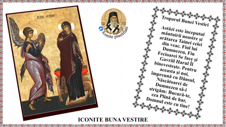 Iconite plastifiate - Icoana Buna Vestire