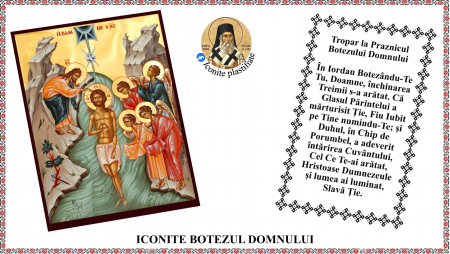 Nasterea si Botezul Domnului - Icoana Botezul Domnului