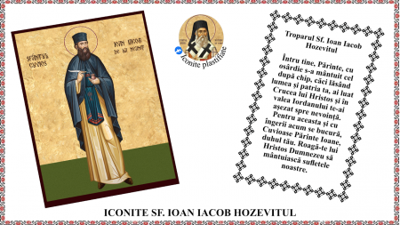 8. August - Icoana Sfantul Ioan Iacob Hozevitul