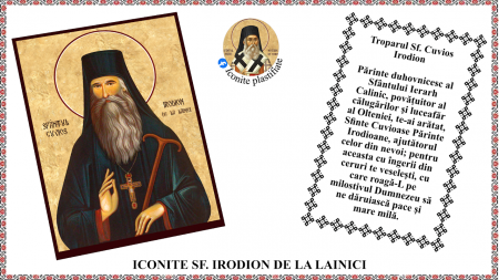 5. Mai - Icoana Sfantul Cuvios Irodion de la Lainici