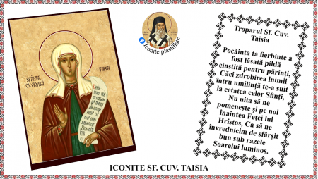 10. Octombrie - Icoana Sfanta Cuvioasa Taisia