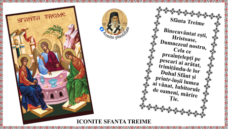 Iconite plastifiate - Icoana Sfanta Treime