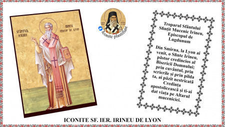 8. August - Icoana Sfantul Ierarh Irineu de Lyon