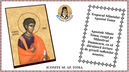 10. Octombrie - Icoana Sfantul Apostol Toma