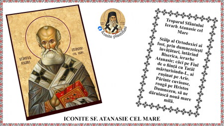 5. Mai - Icoana Sfantul Ierarh Atanasie cel Mare