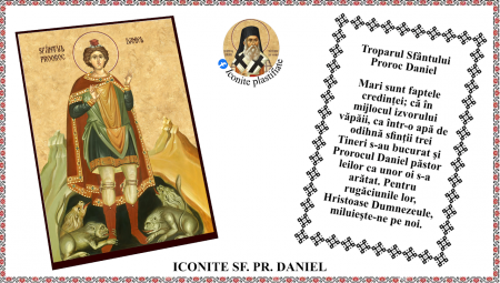 Iconite plastifiate - Icoana Sfantul Prooroc Daniel