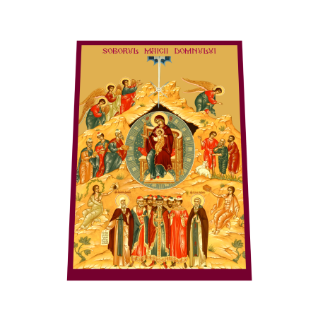 Print UV pe MDF - Icoana Soborul Maicii Domnului printata pe MDF cu UV la dimensiunea A4