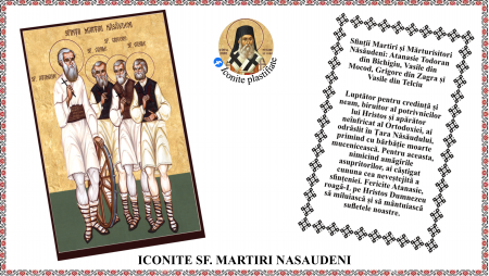 Iconite plastifiate - Icoana Sfintii Martiri Nasaudeni