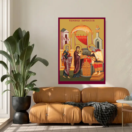 Icoana Taierea Imprejur printata pe MDF cu UV la dimensiunea A4 [2]