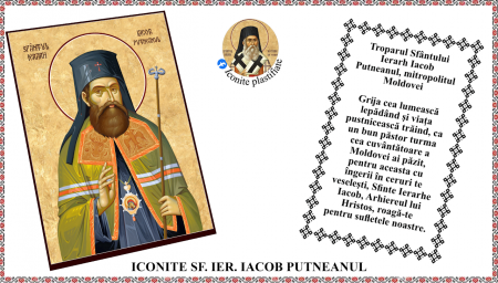 5. Mai - Icoana Sfantul Ierarh Iacob Putneanul