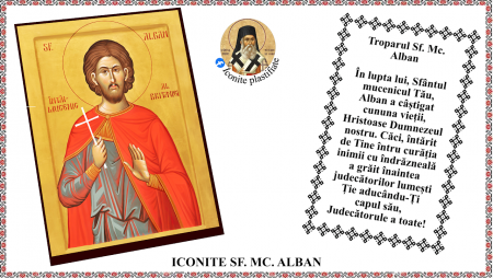 6. Iunie - Icoana Sfantul Mucenic Alban al Britaniei