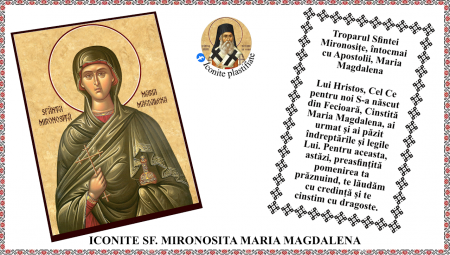 7. Iulie - Icoana Sfanta Mironosita Maria Magdalena