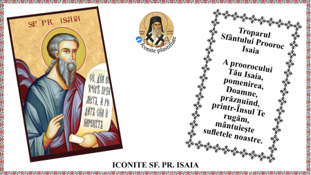 5. Mai - Icoana Sfantul Prooroc Isaia