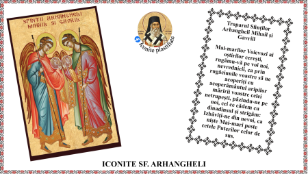 11. Noiembrie - Icoana Sfintii Arhangheli Mihail si Gavriil