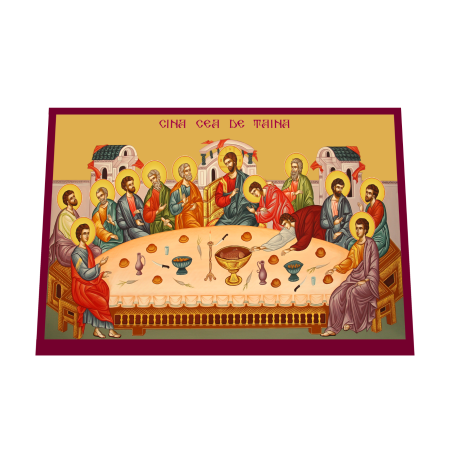 Print UV pe MDF - Icoana Cina cea de Taina printata pe MDF cu UV la dimensiunea A4