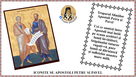 6. Iunie - Icoana Sfintii Apostoli Petru si Pavel