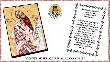 6. Iunie - Icoana Sfantul Ierarh Chiril al Alexandriei