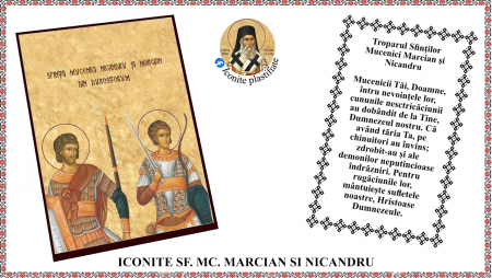 6. Iunie - Icoana Sfintii Mucenici Marcian si Nicandru
