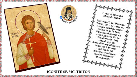 2. Februarie - Icoana Sfantul Mucenic Trifon