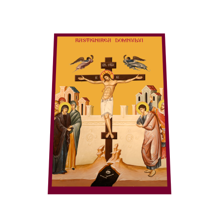 Print UV pe MDF - Icoana Rastignirea Domnului printata pe MDF cu UV la dimensiunea A4