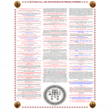 Plansa randuiala Proscomidiei - Plansa randuiala Proscomidiei