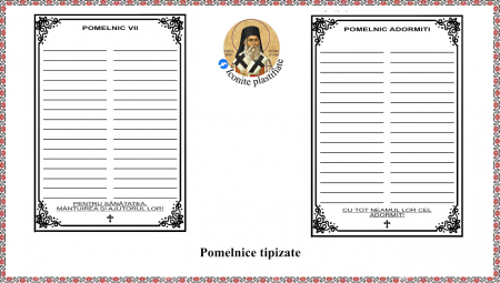 Pomelnice tipizate - Pomelnic tipizat individual