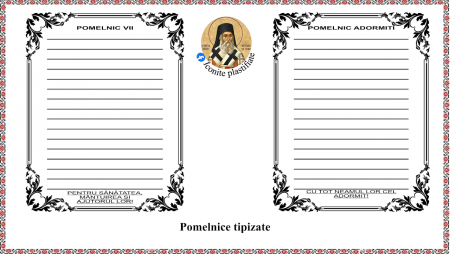 Pomelnice tipizate - Pomelnic tipizat individual