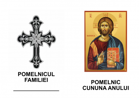 Pomelnice tipizate - Pomelnic tipizat stil carte - Cununa anului