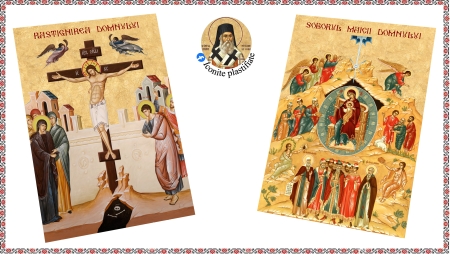 Set Icoane cu Sfintii cu Cruce rosie [11]