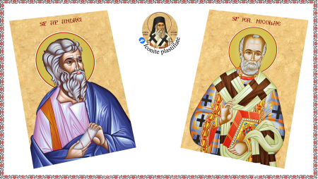 Set Icoane cu Sfintii cu Cruce rosie [9]