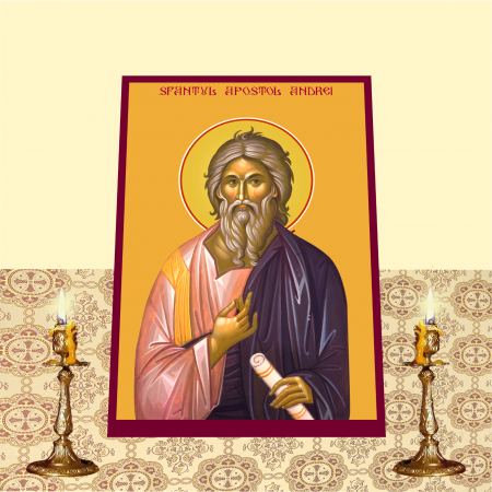 Set Icoane cu Sfintii cu Cruce rosie printate pe MDF cu imprimanta UV [18]