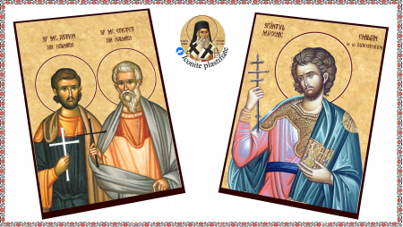 Set Icoane cu Sfintii romani [12]