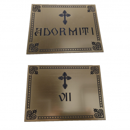 Gravura - Set placi gravate lumanarar