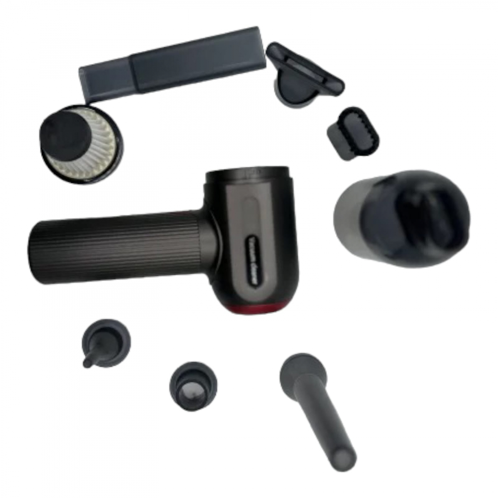 Aspirator Portabil, 5 accesorii, negru, wireless, alimentare USB, pentru  curatare rapida si eficienta in zone greu accesibile [2]
