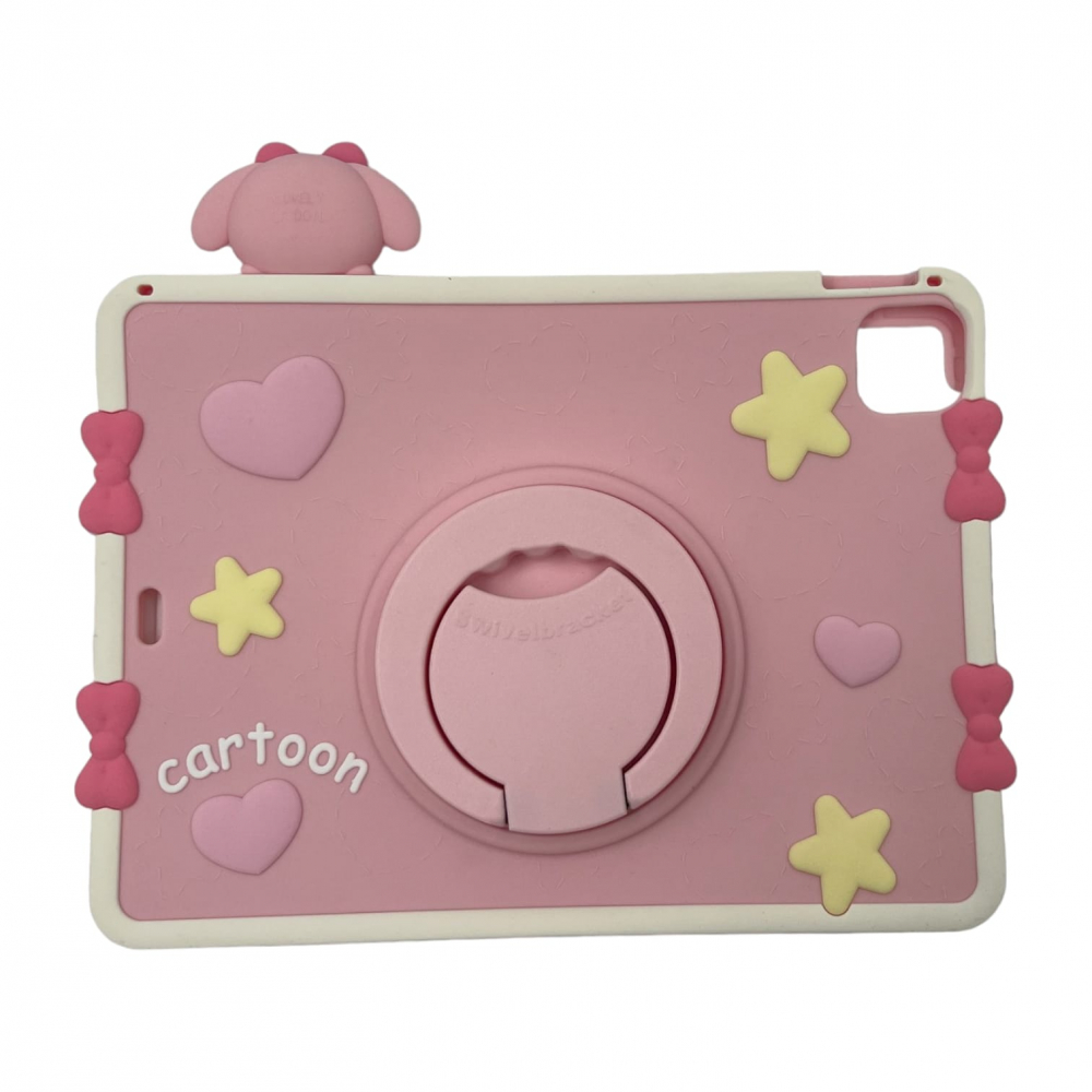Husa protectie tableta din silicon, Compatibila Ipad 5,  IPAD 9.7, antialunecare, lavabila, cu design rezistent si placut la atingere, Disponibila in 4 culori, Roz, Lila, Mov, Verde [2]
