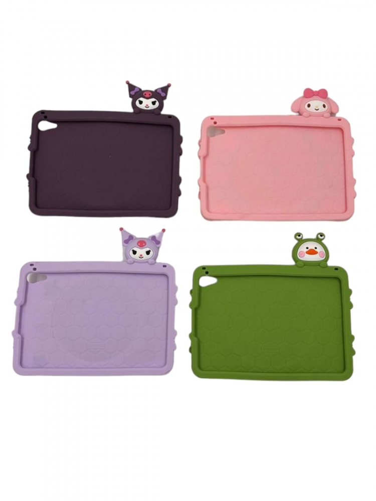 Husa protectie tableta din silicon, Compatibila Ipad 5,  IPAD 9.7, antialunecare, lavabila, cu design rezistent si placut la atingere, Disponibila in 4 culori, Roz, Lila, Mov, Verde [3]