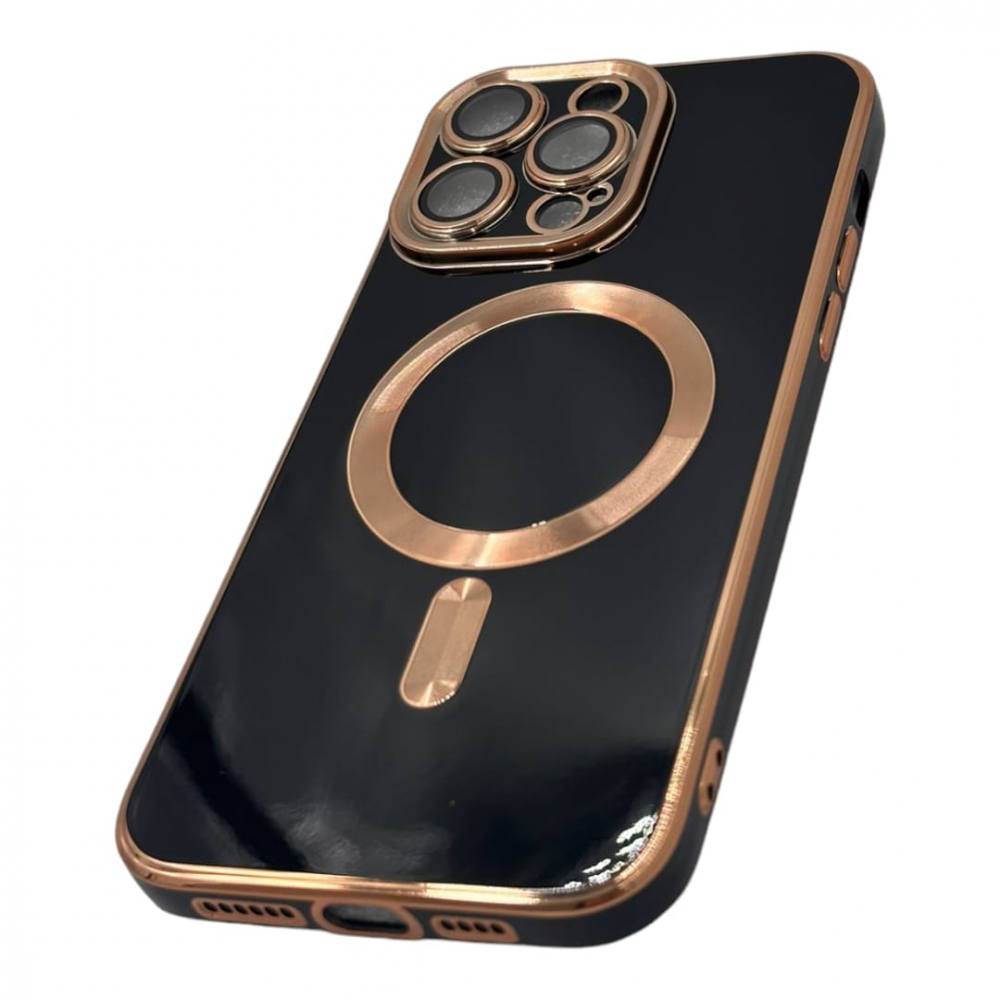 Husa telefon mobil eleganta, compatibila Iphone 14 / Iphone 14 Pro / Iphone 14 Pro Max, rezistenta la praf/zgarieturi, alimentare wireless, antialunecare, cu bordura extraprotectie [2]