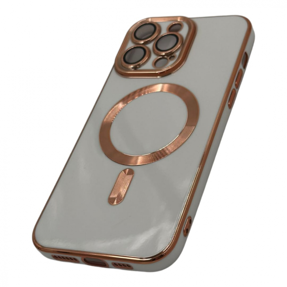 Husa telefon mobil eleganta, compatibila Iphone 14 / Iphone 14 Pro / Iphone 14 Pro Max, rezistenta la praf/zgarieturi, alimentare wireless, antialunecare, cu bordura extraprotectie [3]