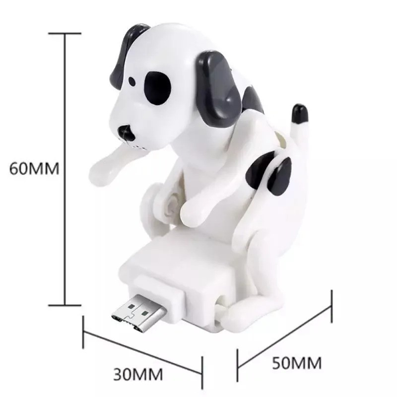 Incarcator amuzant pentru dispozitive cu mufa USB tip C, in forma de Dalmatian, care se misca vesel in timp ce incarca [2]