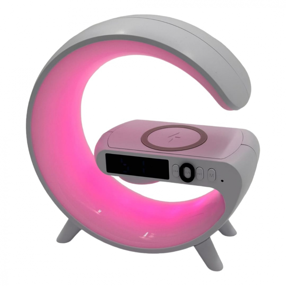 Incarcator Wireless  Alb Cu Ceas [1]
